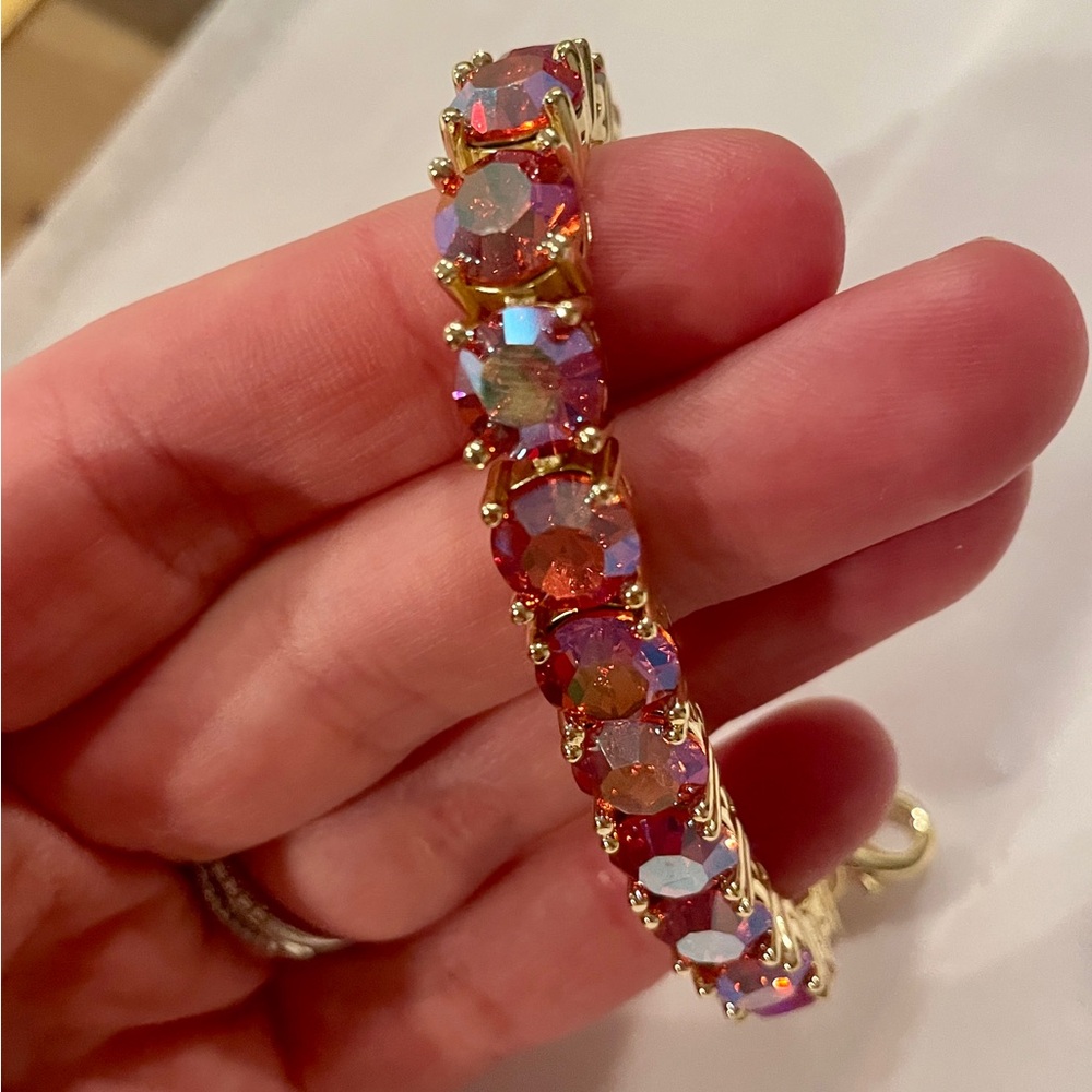 Park Lane Coral Iridescent Stone Bracelet